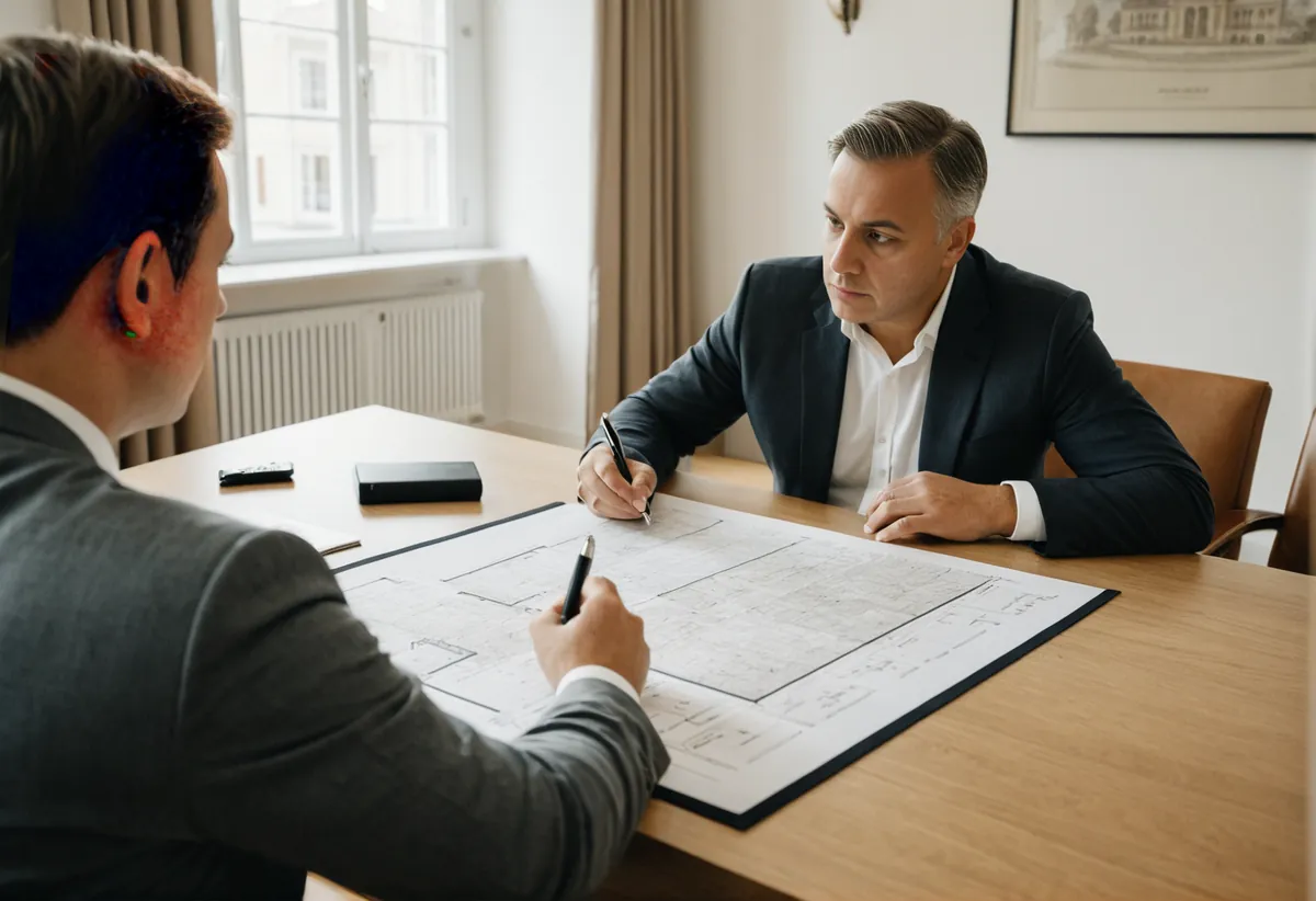 Bankberatungsgespräch zur Sanierungsfinanzierung