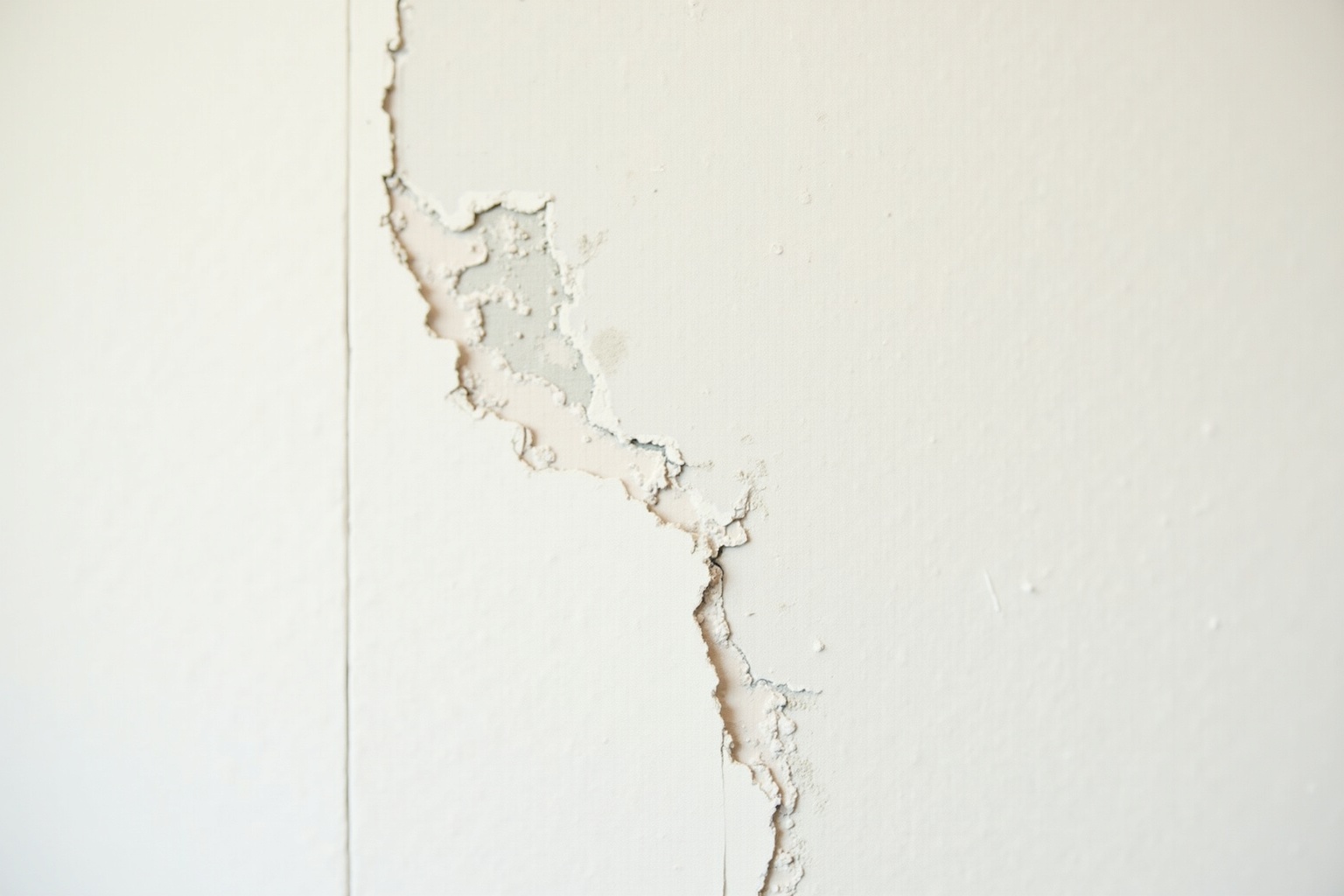 Handwerker verputzt eine Innenwand in einem Altbau